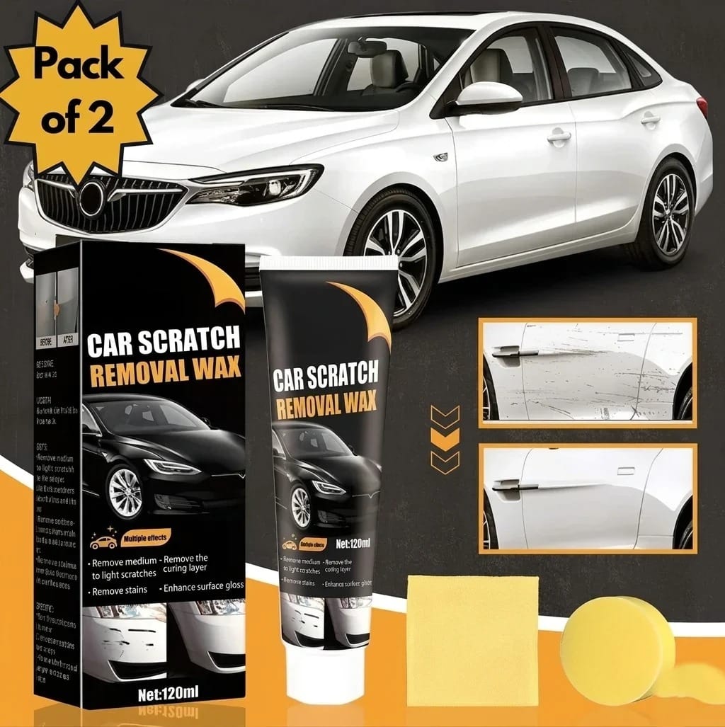 Car Scratch Removal Wax | Deep Gloss & Paint Restorer | Buy 1 Get 1 Free @ Just ₹499