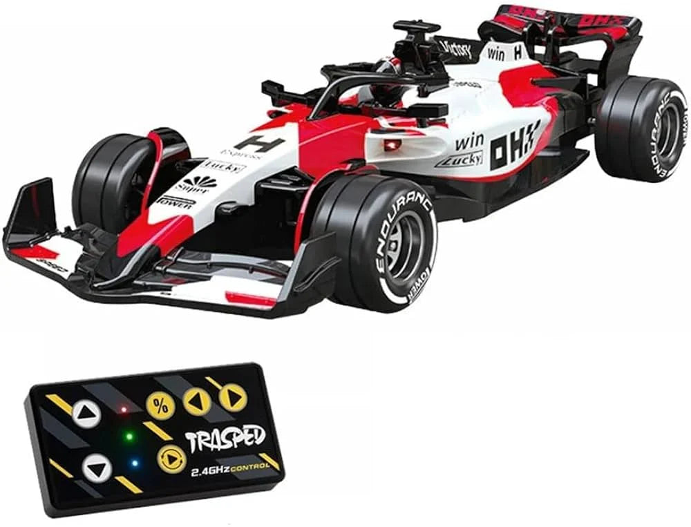 🏎️ F1 Mini RC Racing Car | 2.4GHz Remote Control | LED Lights