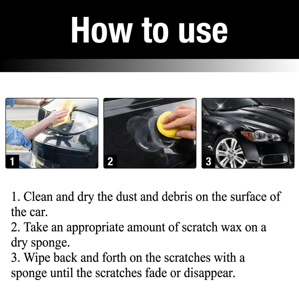 Car Scratch Removal Wax | Deep Gloss & Paint Restorer | Buy 1 Get 1 Free @ Just ₹499