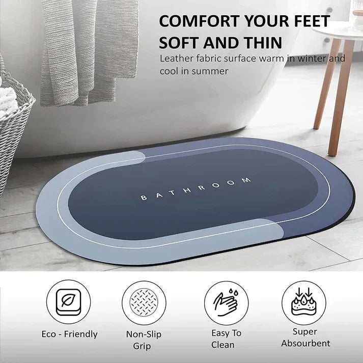 Premium Non-Slip Bathroom Mat | Super Absorbent | Buy 1 Get 1 FREE
